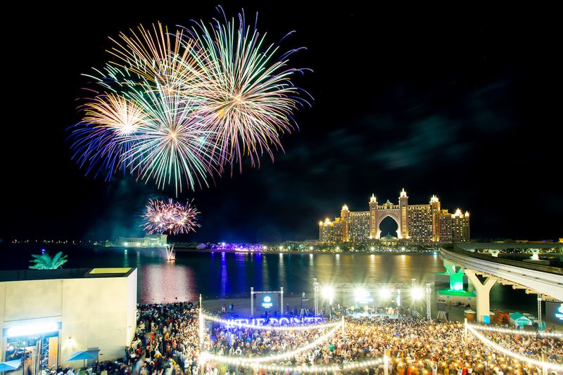 Atlantis The Palm fireworks