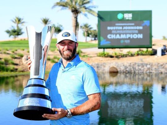 Dustin Johnson will defend his crown