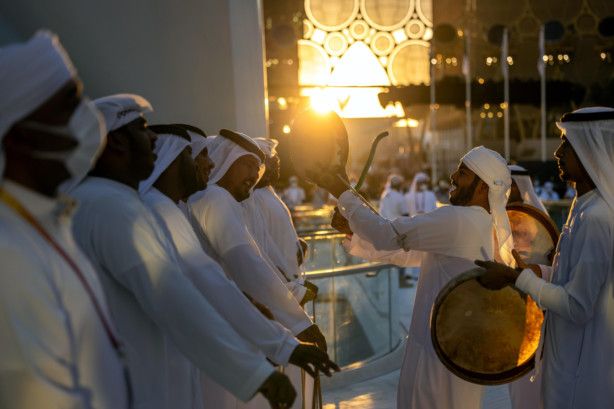 Emirati Performers at the UAE Pavilion-1638193782537