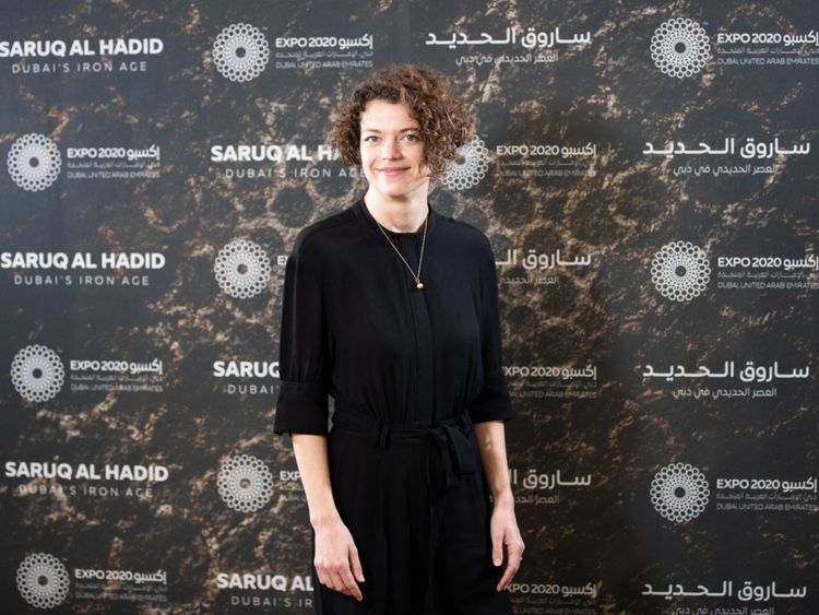 Lina Zilinskaite_ Film Director of Saruq Al Hadid documentary before the screening at Terra the Auditorium_Large Image_m14294-1638182169116