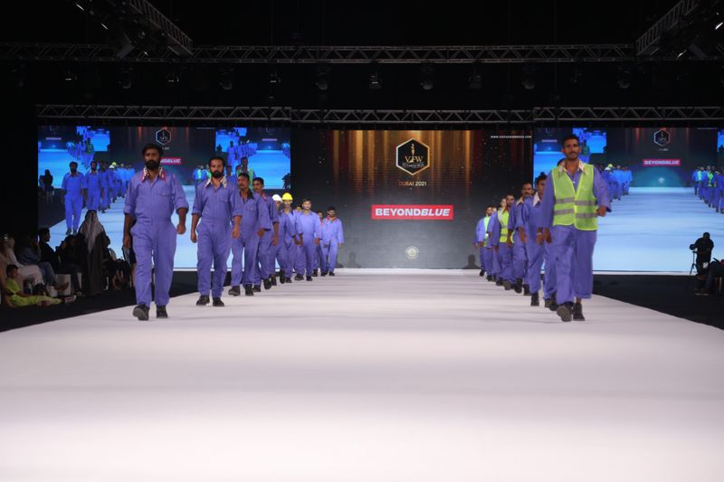 Look - no more blue collars! Real UAE workers walk the ramp in the most applauded runway show at VIE Fashion Week-1638278211276
