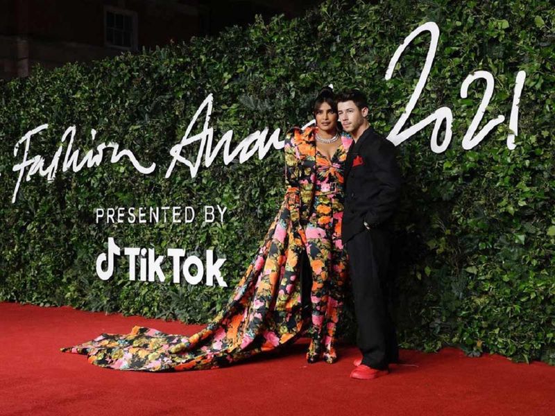 Priyanka Chopra-Jonas attended with her husband Nick Jonas and looked stunning in a floral dress