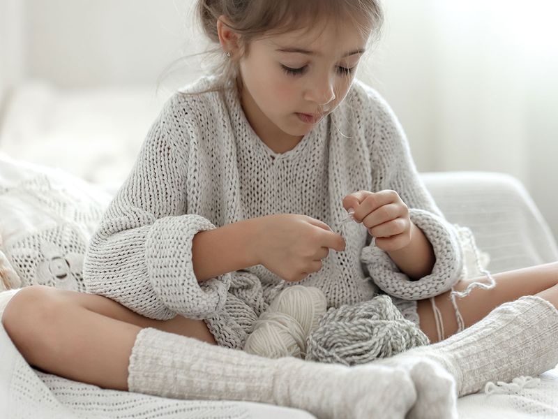knitting kids