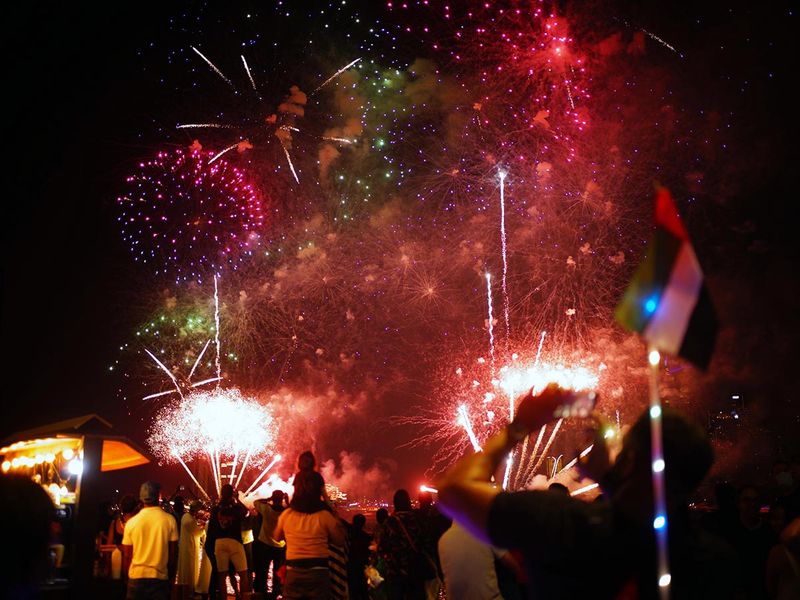 fireworks Dubai