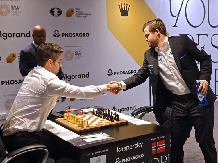 World Chess Champion Magnus Carlsen Keeps His Crown In Dubai
