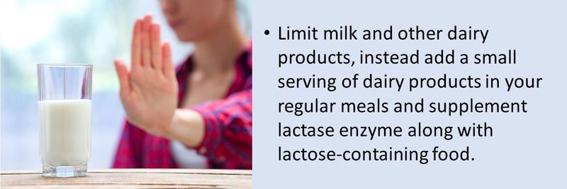 Managing lactose intolerance