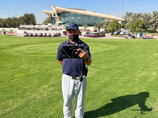 1st Tee starter Rodel embracing technology on the National Course at Abu Dhabi Golf Club