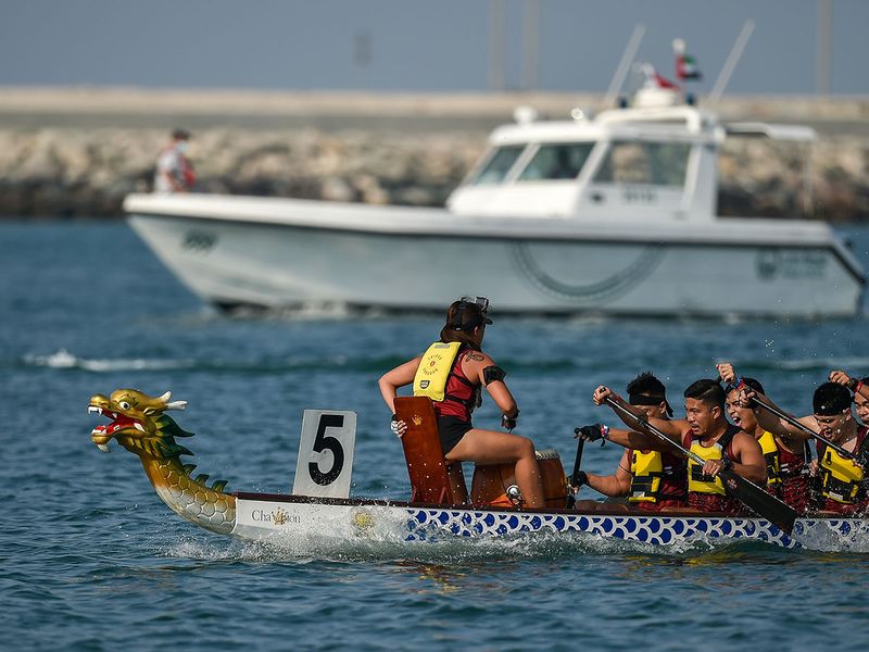 Euro Cup Dragon Boat Championship at Dubai Waterfront Market