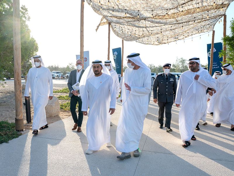Hamdan bin Zayed / Bab Al Nujoom Al Mughira Resort / New Mirfa Police Station.