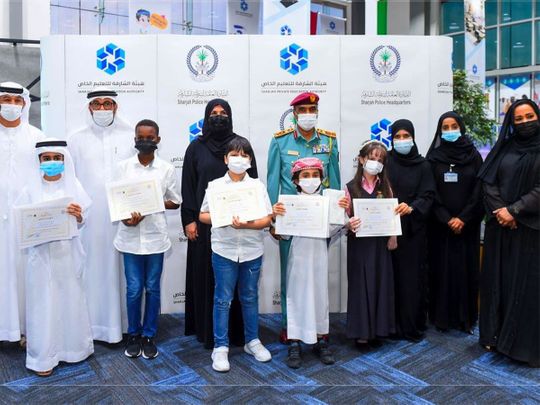 Sharjah Police honors winners of Polite Student-