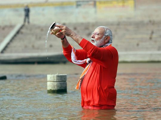 Modi in Ganga