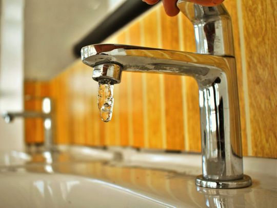 tap water stock image 