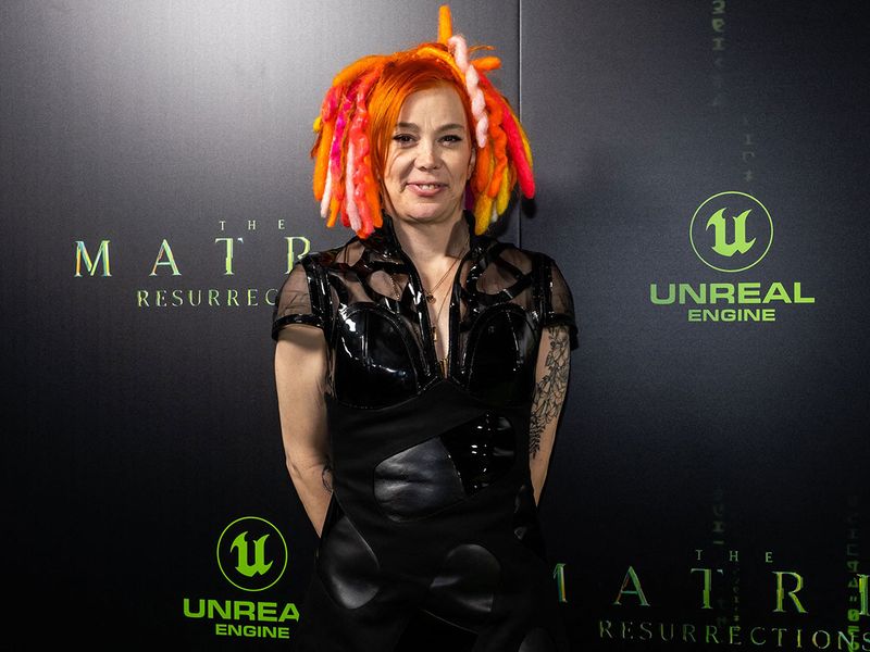 Film director Lana Wachowski arrives for the premiere of 