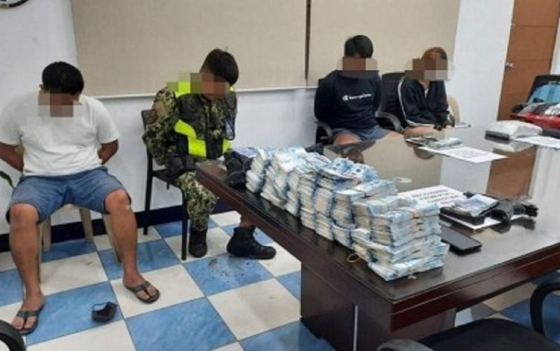 Four rogue cops were arrested Sunday Manila