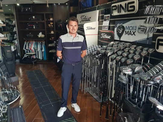 Graham Forbes, retail manager and custom fitting specialist at Emirates Golf Club