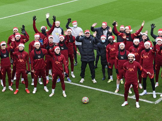 Liverpool had a Christmas message for fans