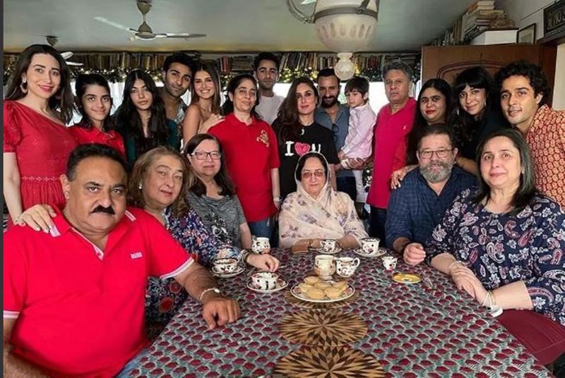The Kapoor family celebrating Christmas with annual family lunch