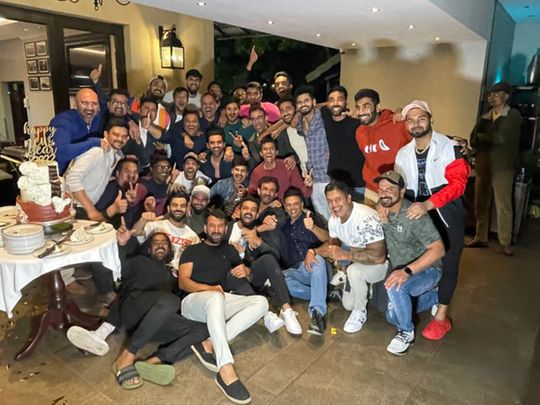 Cricket - India's New Year party