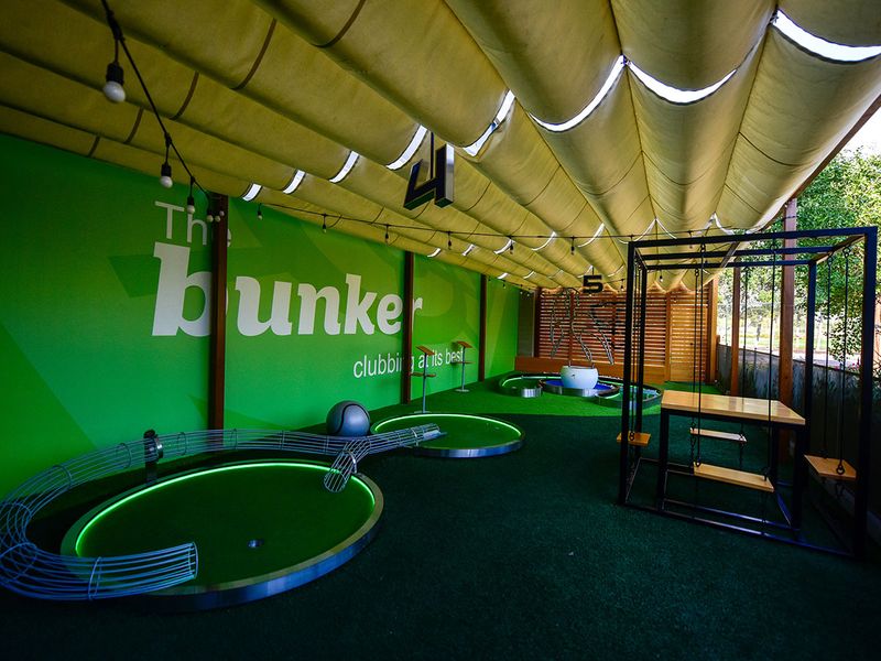 Topgolf Dubai also includes entertainment such as mini-golf, an arcade and multiple TV screens in the Yard and Loft for watching the latest sports on screen