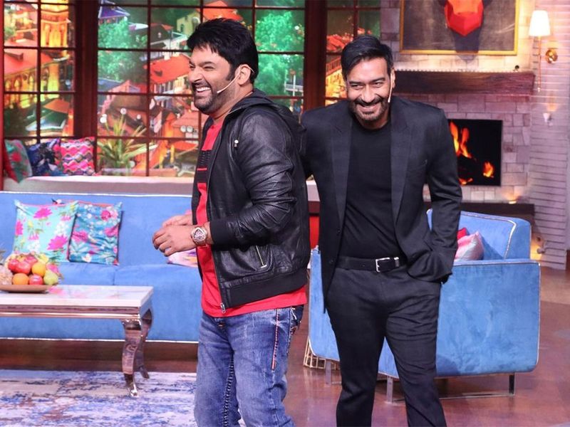 Kapil Sharma and Aajay devgn 