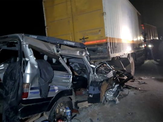 Four people killed in Bengaluru road accident | India – Gulf News