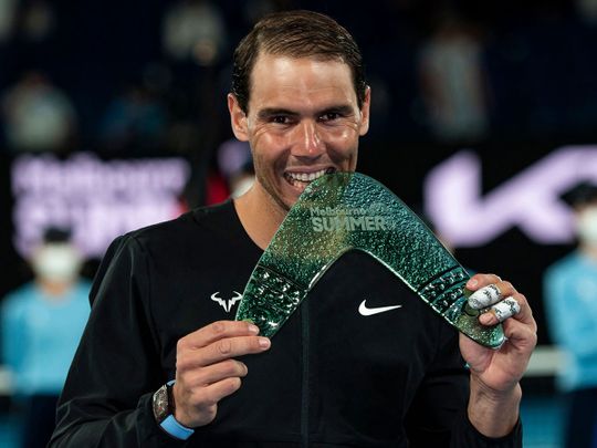 Rafael Nadal won in Melbourne