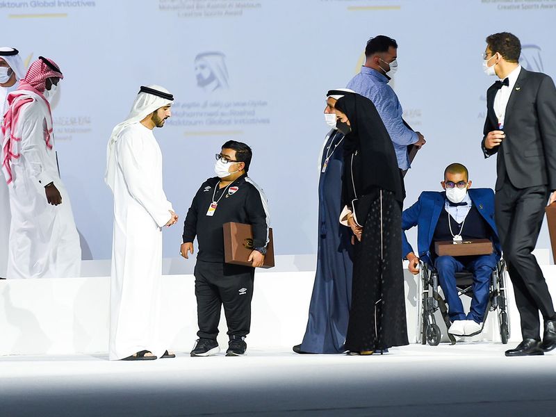 The 11th Mohammed bin Rashid Al Maktoum Creative Sports Award ceremony in Dubai