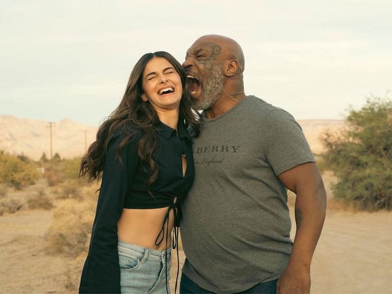 Ananya Panday and Mike Tyson