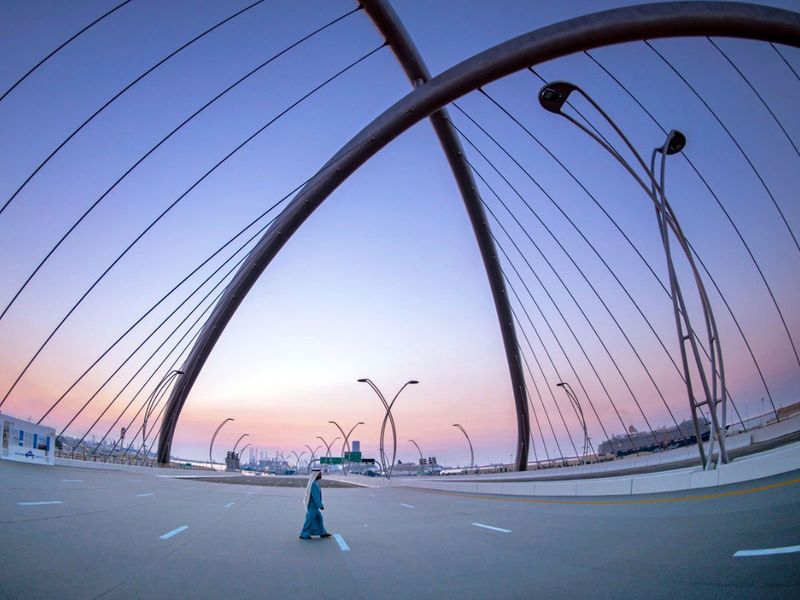 Infinity Bridge in Dubai