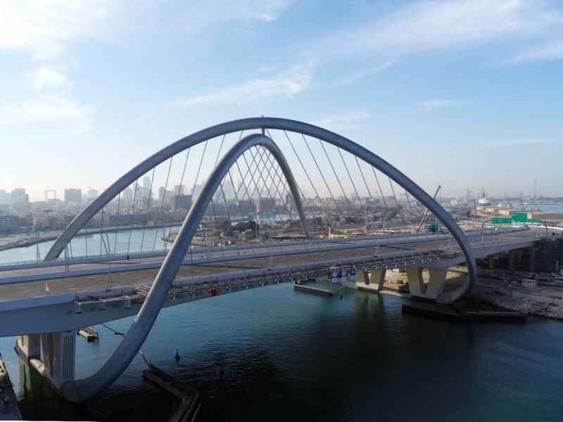 Infinity Bridge in Dubai