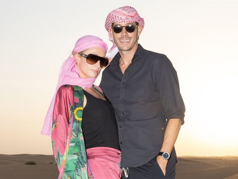 Paris Hilton and Carter Reum in Dubai