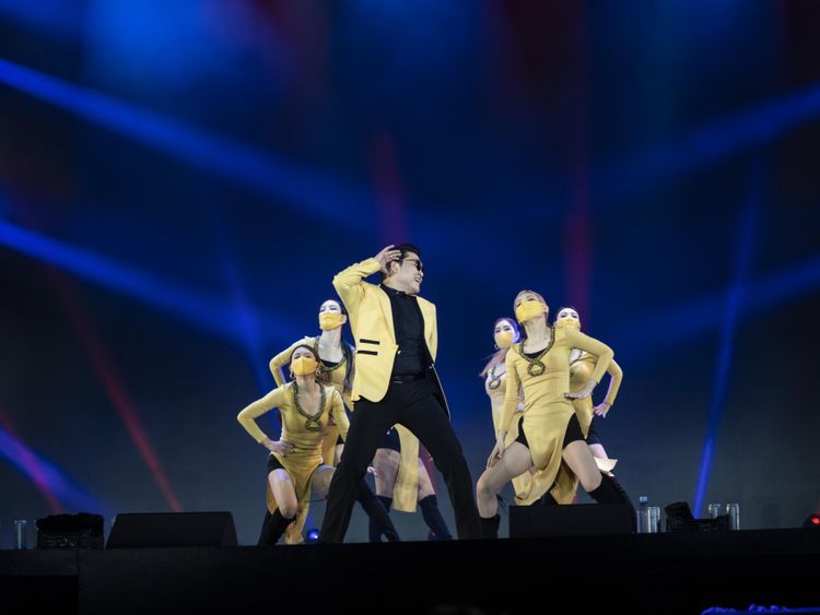 PSY performs during the K-Pop Concert 1-1642406173219