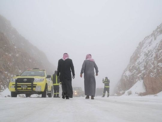 SAUDI SNOW