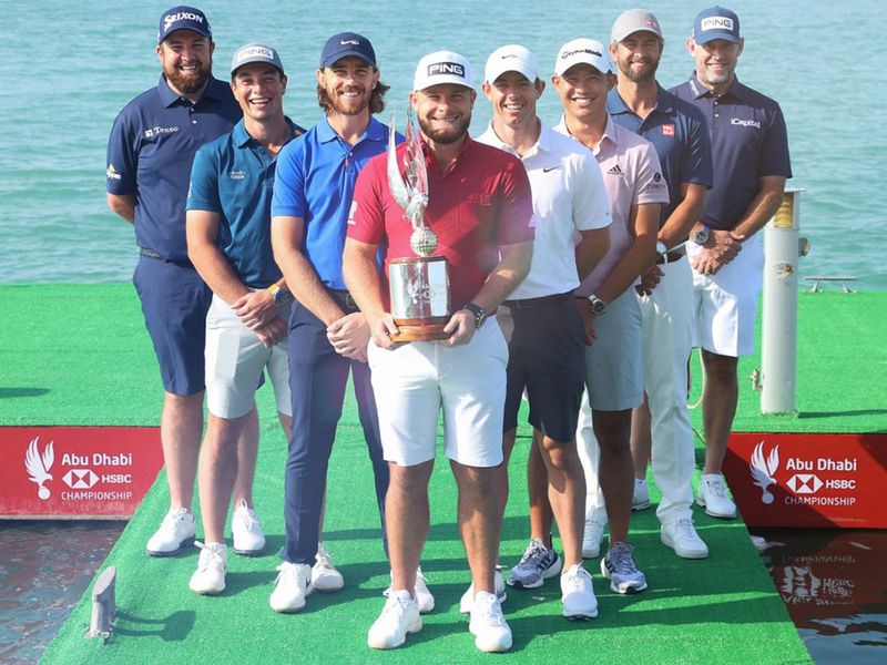 The top stars are in the UAE to fight for Tyrrell Hatton's Abu Dhabi HSBC Championship crown