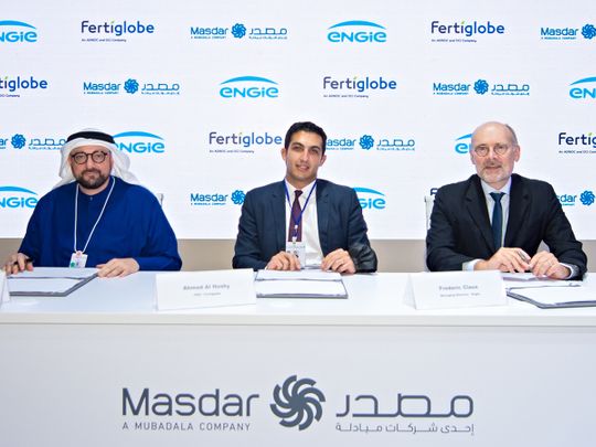 Abu Dhabi’s Masdar signs deal for green hydrogen production plant ...