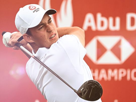 Josh Hill is the first UAE-born golfer to make the cut at the Abu Dhabi HSBC Championship