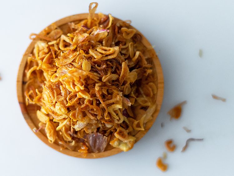 Birista Recipe (Crispy Fried Onions) + Video