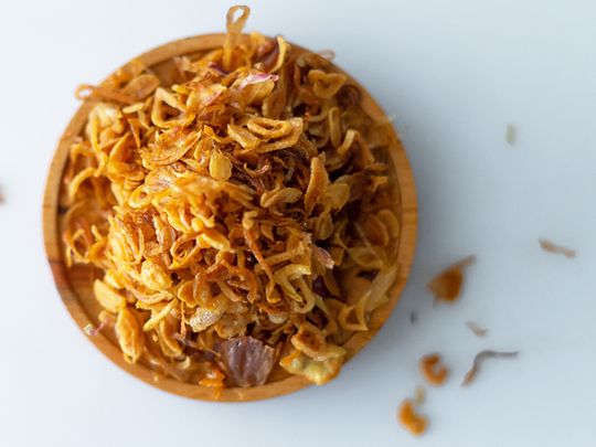 Birista or fried onions. Image used for illustrative purpose only.