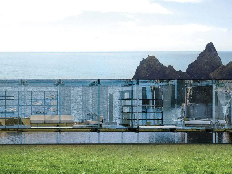 Glass House cliff house 
