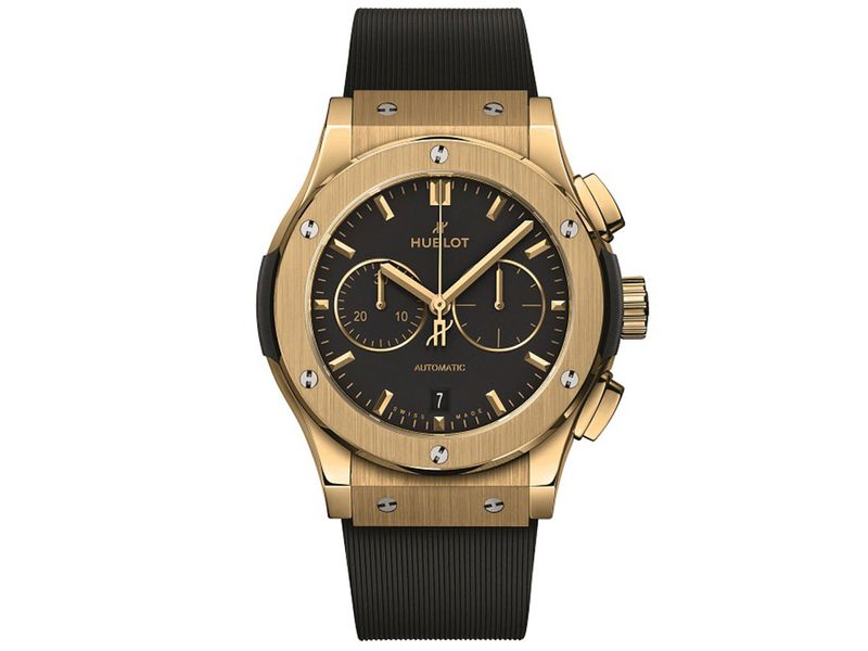 Hublot sought to use gold to harken back to its period models.