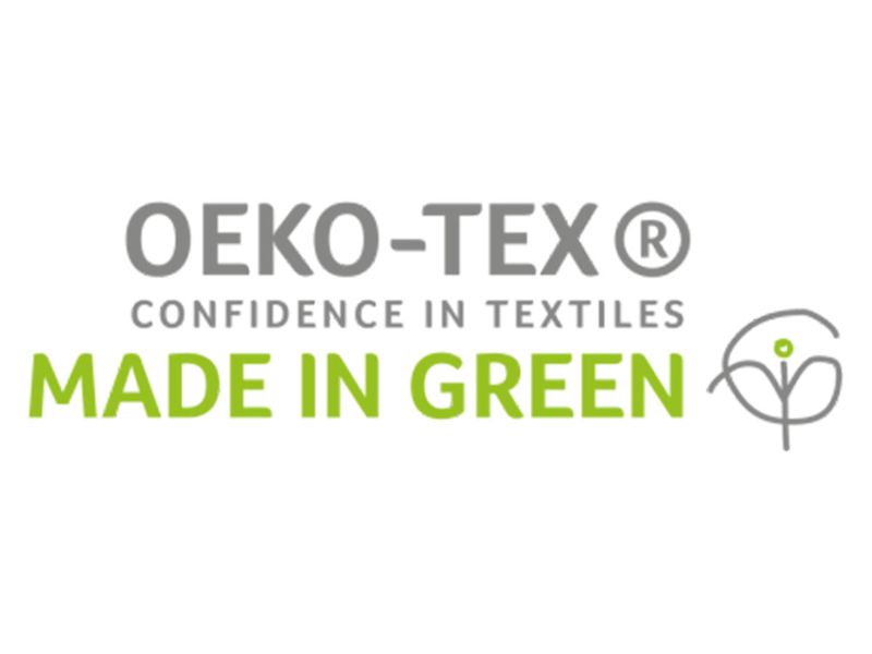 Oeko Tex sustainsbility label made in green 