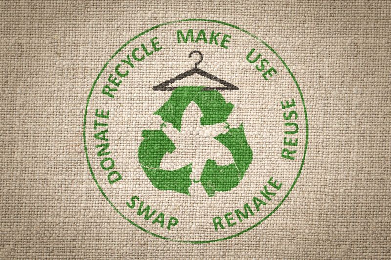 Reuse Recycle Reduce sustainable clothing 