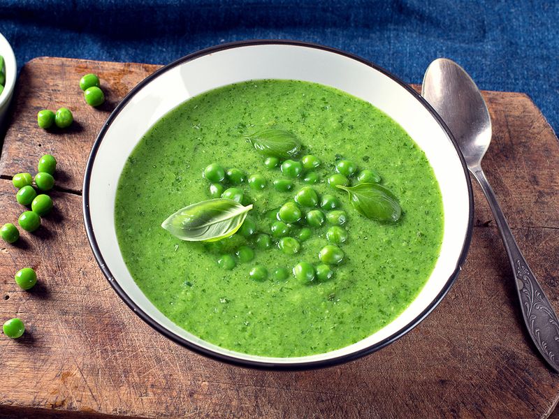 Green Pea Soup. Image used for illustrative purpose only