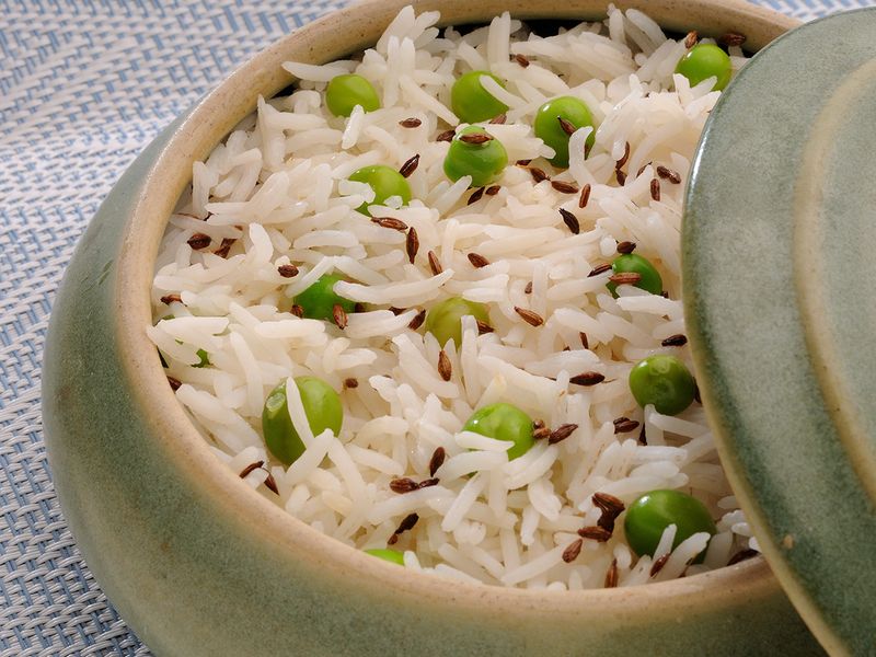 Recipe for pulao of green peas or pulao de matar