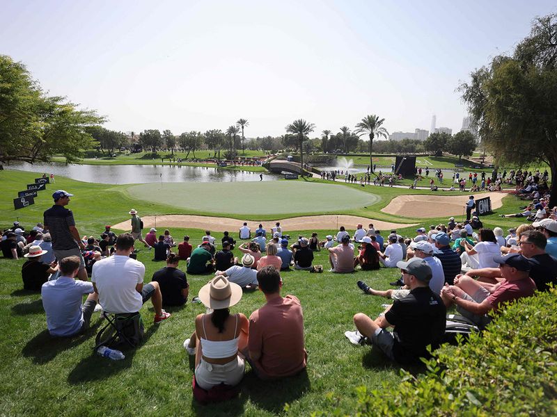 Fans of the Dubai Desert Classic