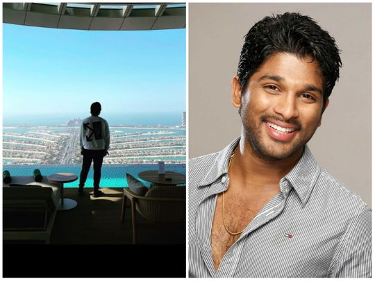 South Indian star Allu Arjun has been on vacation in Dubai