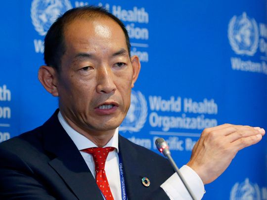World Health Organization's Regional Director for Western Pacific Takeshi Kasai