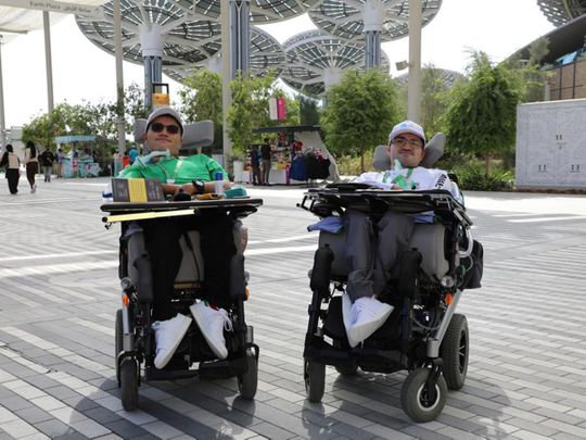 Mohammed Al Alawi and Mazem Al Alwai at Expo 2020 Dubai