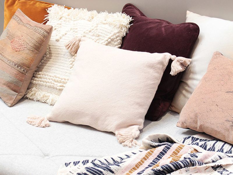 Bohemian decor cushions pillows throws 
