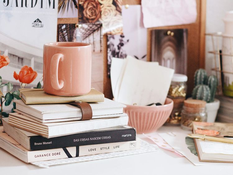 DIY Desk Decor Made From Cardboard Tubes - Karen Kavett